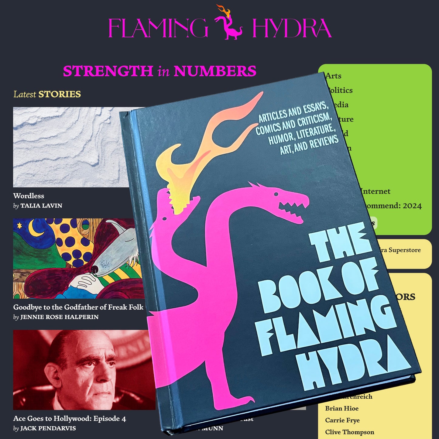 The Book of Flaming Hydra PLUS One Year Subscription!!