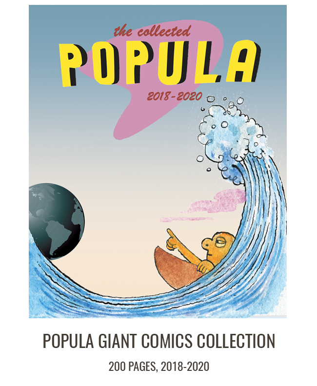 Popula Magazine The Popula Comics Collection – Flaming Hydra Superstore